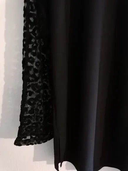 Wallis Top Size M 40 Inch Bust 27 Long Black Long Sleeves Super Soft - Picture 3 of 12